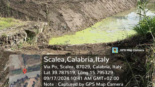 2024_09_18_Prosecuzione pulizia canale ex campo volo_Scalea