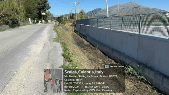 2024_10_01_Lavori di pulizia fosso_Loc. La Bruca_Scalea